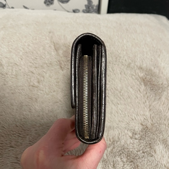 EUC Gucci Double GG Sukey Continental Long Wallet w/signature GG Supreme canvas - Picture 5 of 16